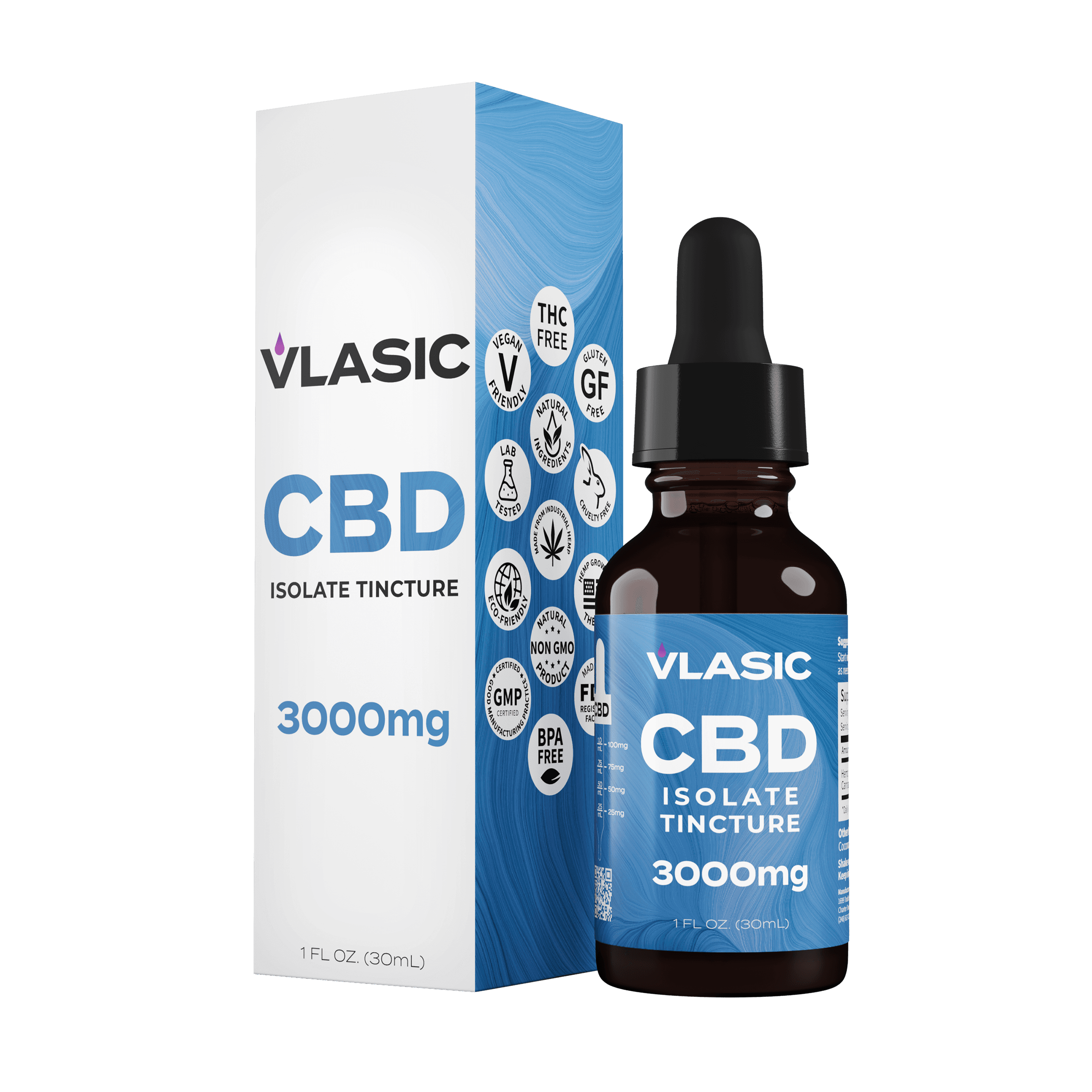 Relief CBD Isolate Tincture | 3000mg