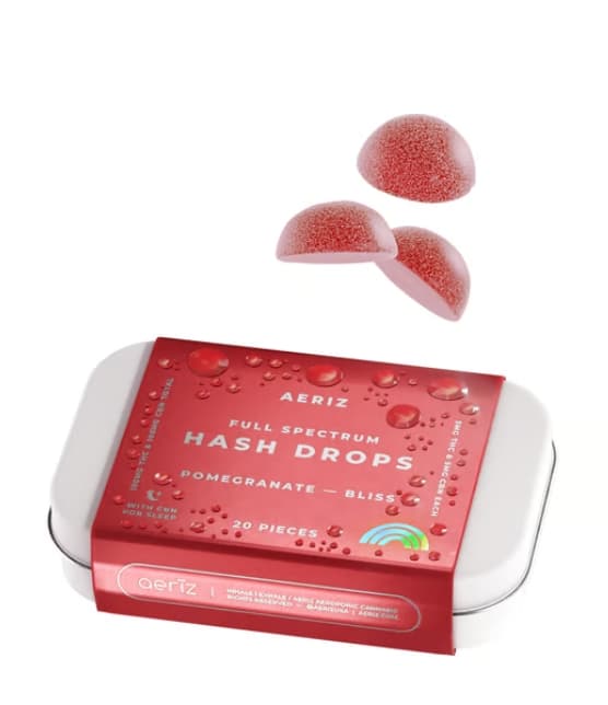 AZ Hash Drops Gummies - Pomegranate 100mg (20pk) (Romulan)