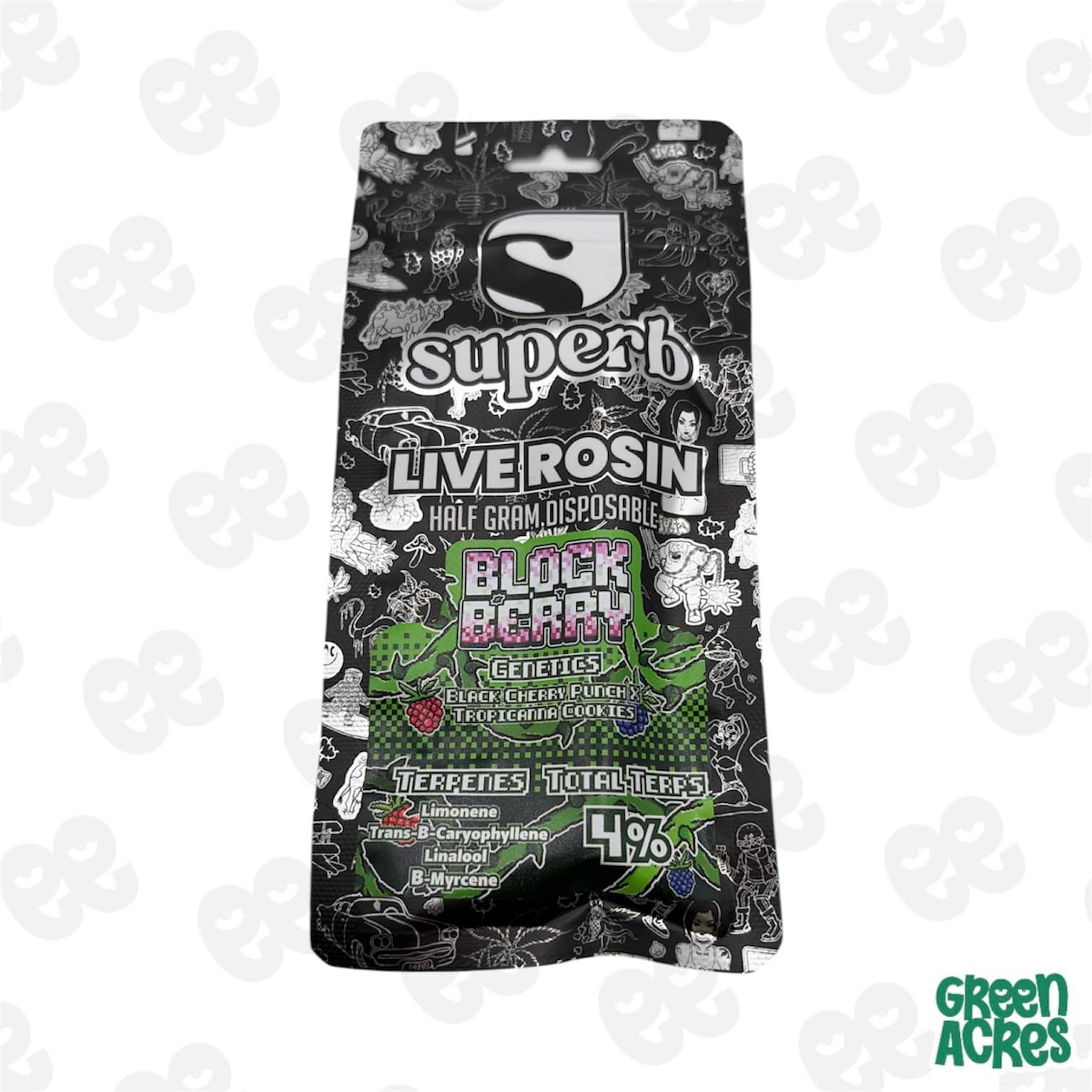 Blockberry Rosin Vape Disposable