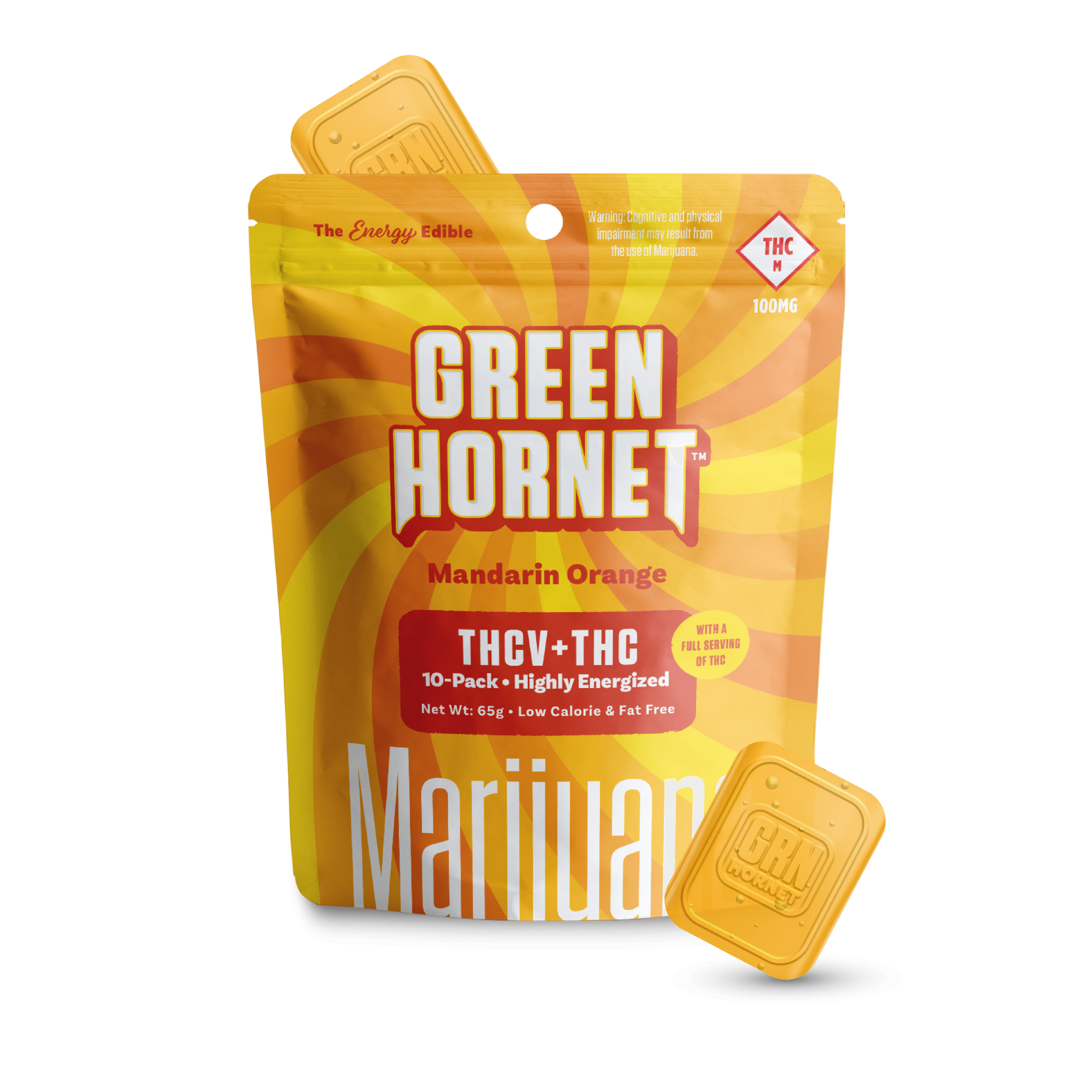 Mandarin Gummies Thc Thcv 10pk