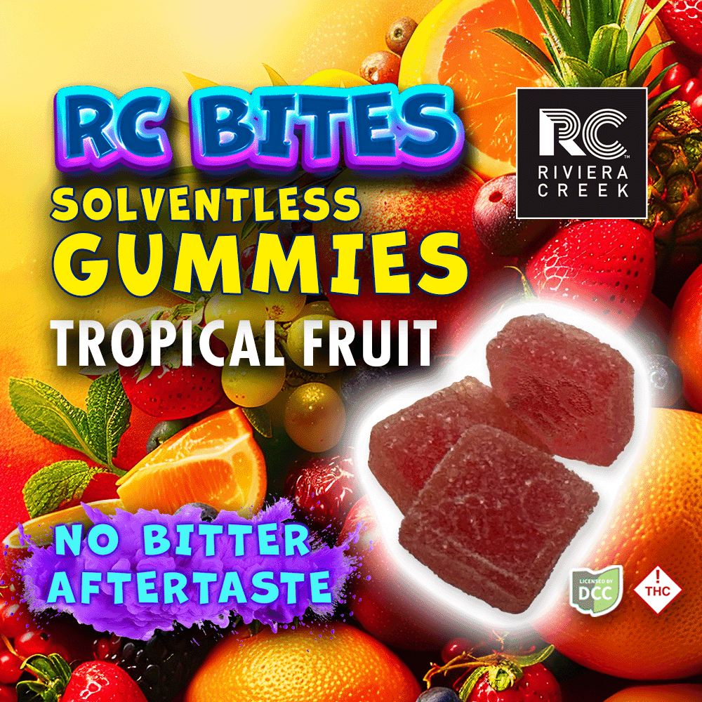 RC Bites | Tropical 3pc | 30mg Solventless Gummies