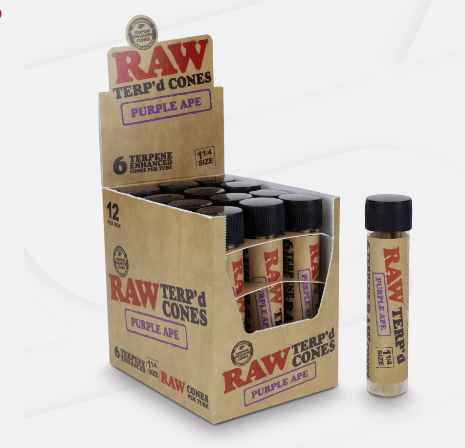 Raw Terp’d Cones 6pk Purple