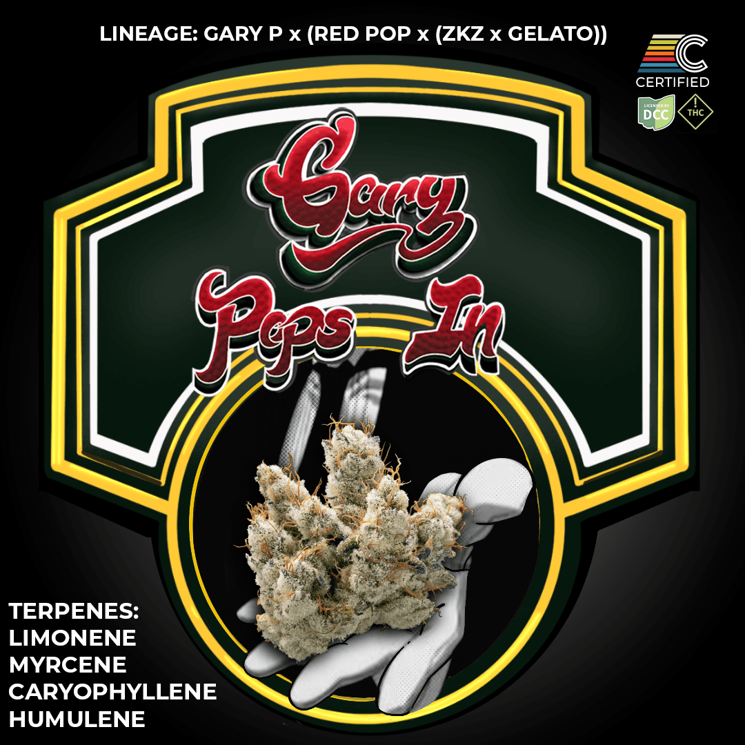 Cultivators | Gary Pops In (SSU) Pre Roll | 1g | Hybrid