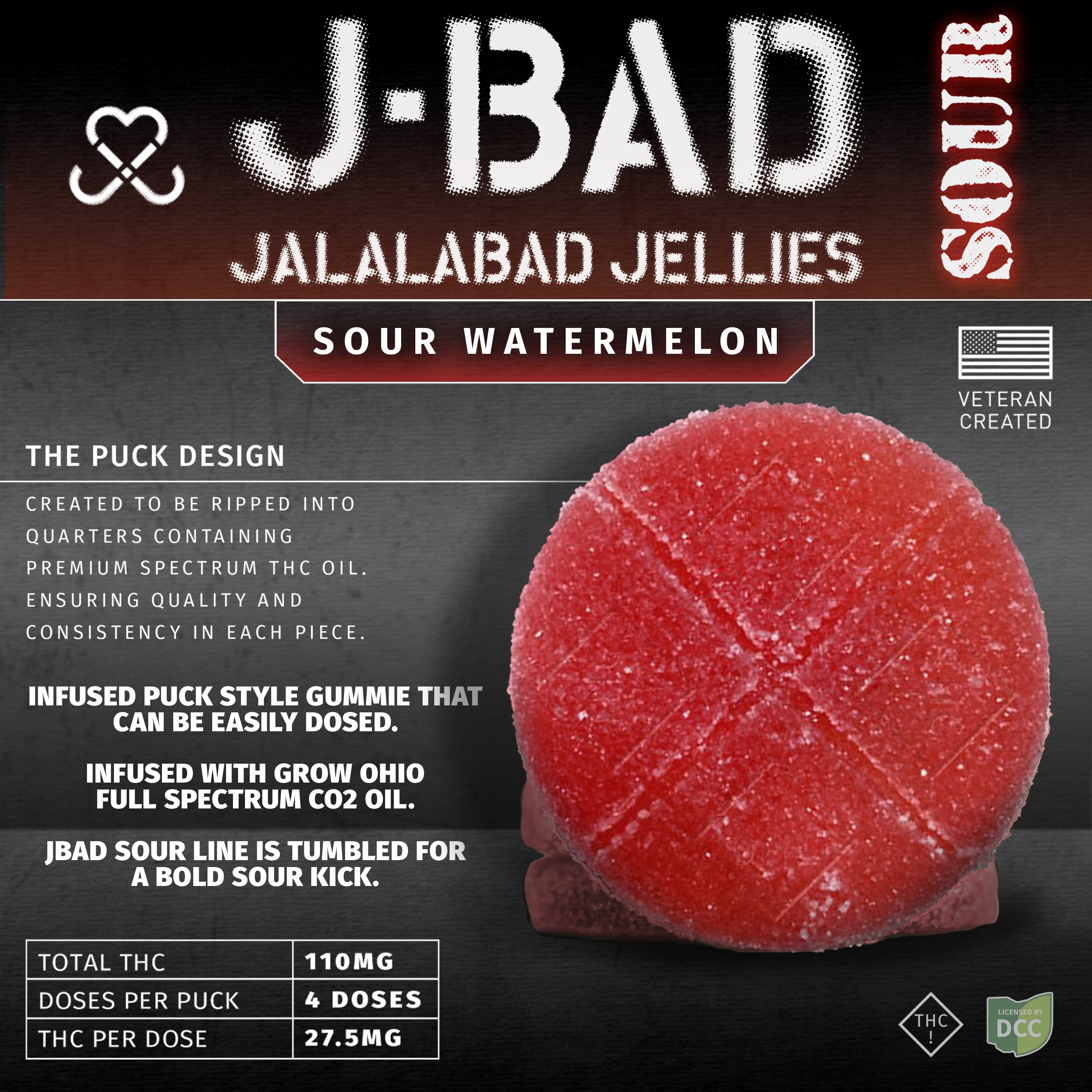 Butterfly Effect | JBAD Field Pack (4ct) | Sour Watermelon | 110mg