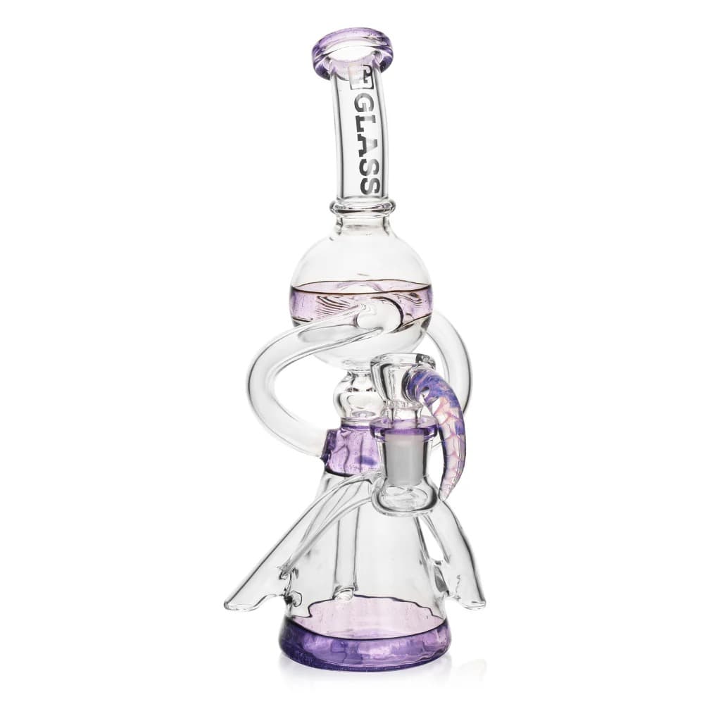 Boro Recycler Rig Transparent Caramel