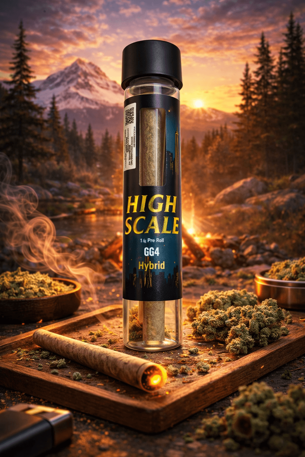 Scale/pre Roll/hybrid/gg4/1.4g/thc 21.1%