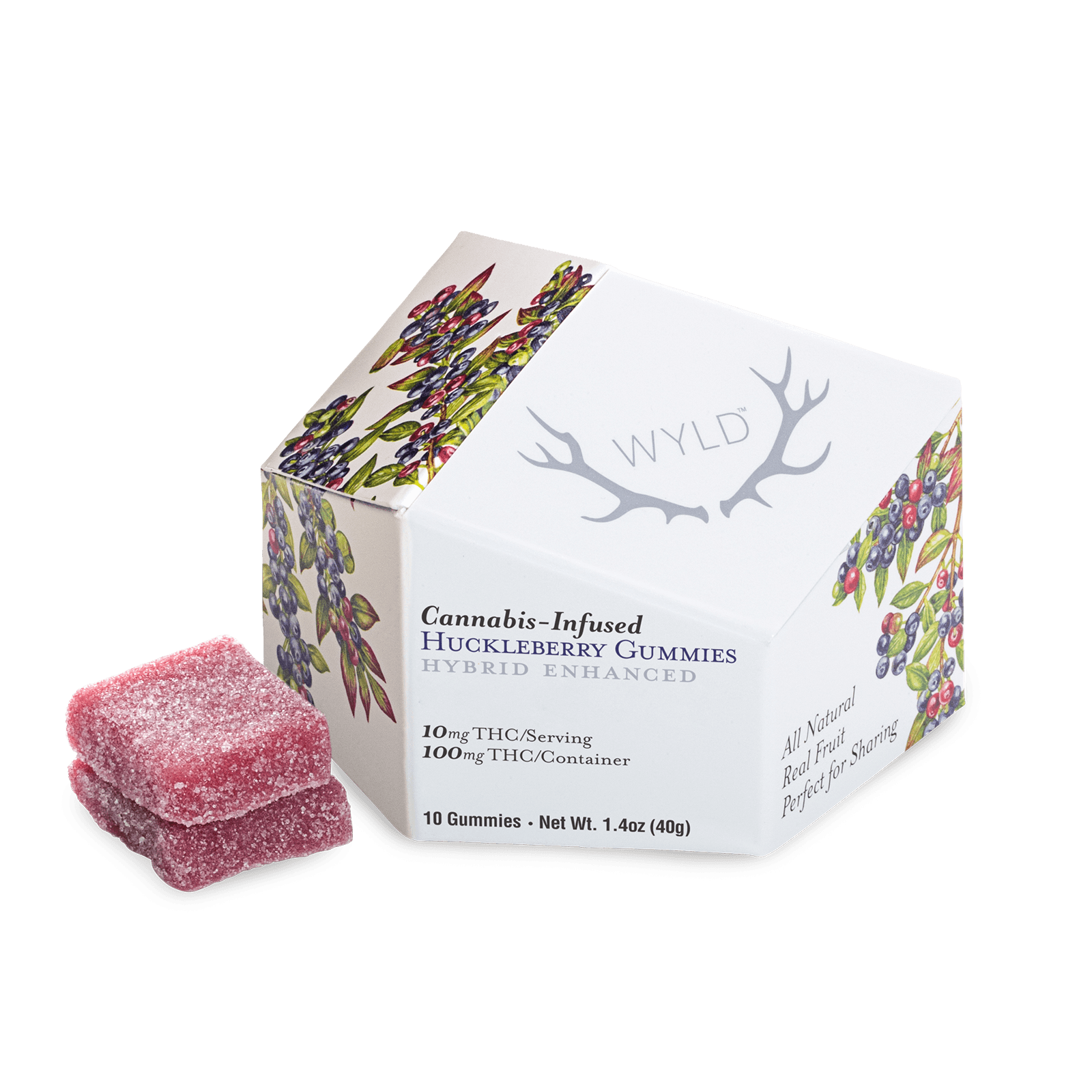 Huckleberry Hybrid Enhanced Gummies