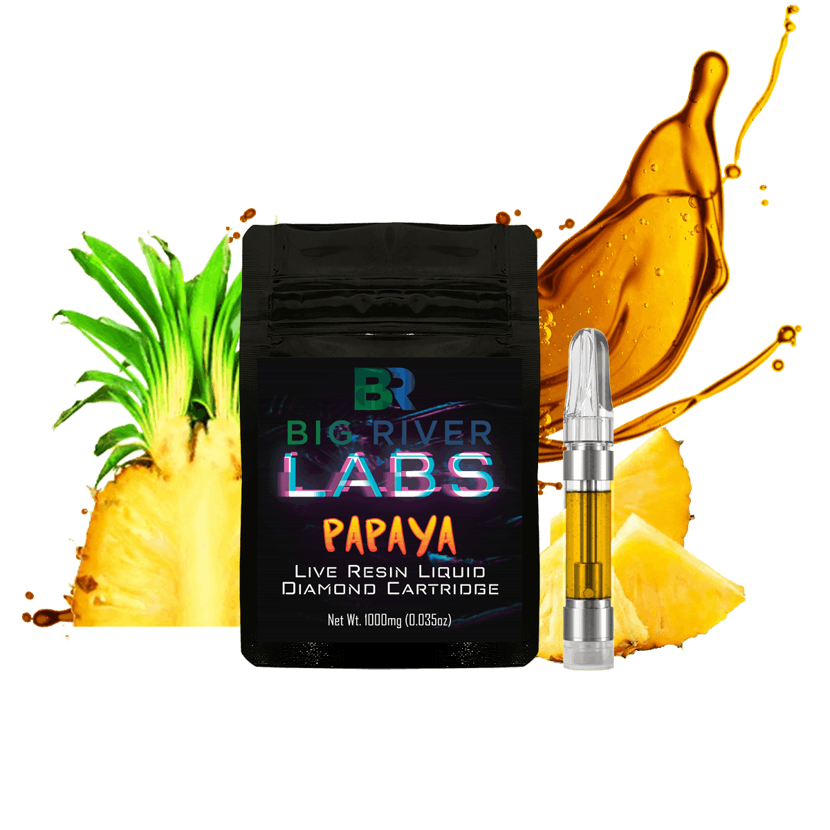 Papaya Live Resin Cart