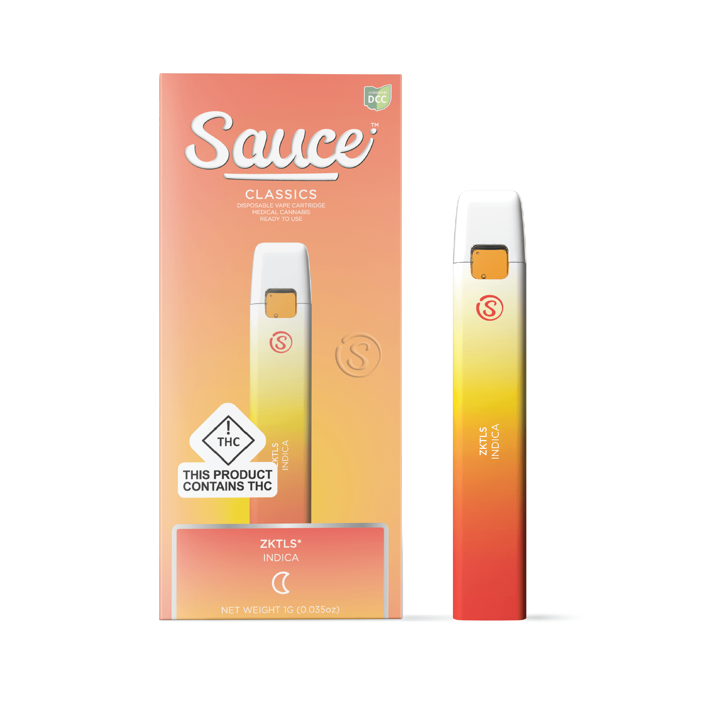 Essentials | Zkittles (Distillate) Disposable | 1g | Indica