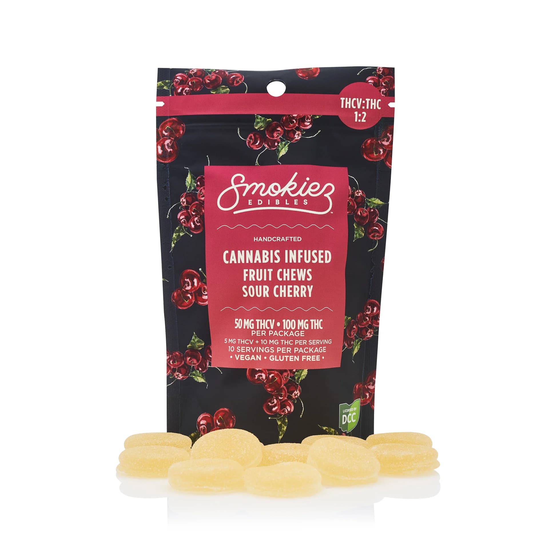 Sour Cherry Gummies + THCV | 10pk | 100mg | Sativa