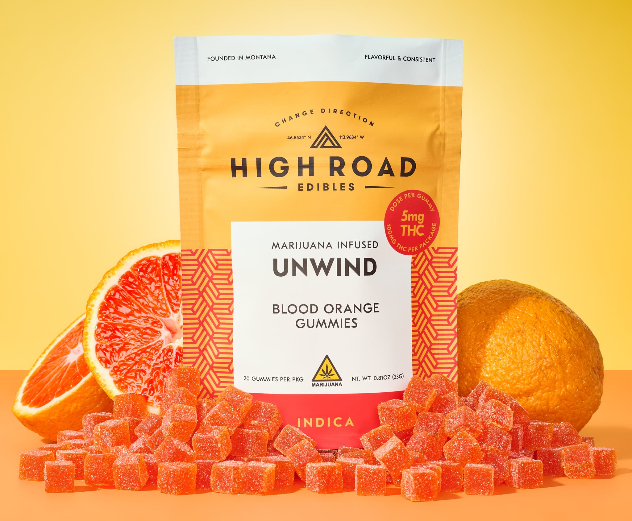 Blood Orange Gummies Unwind