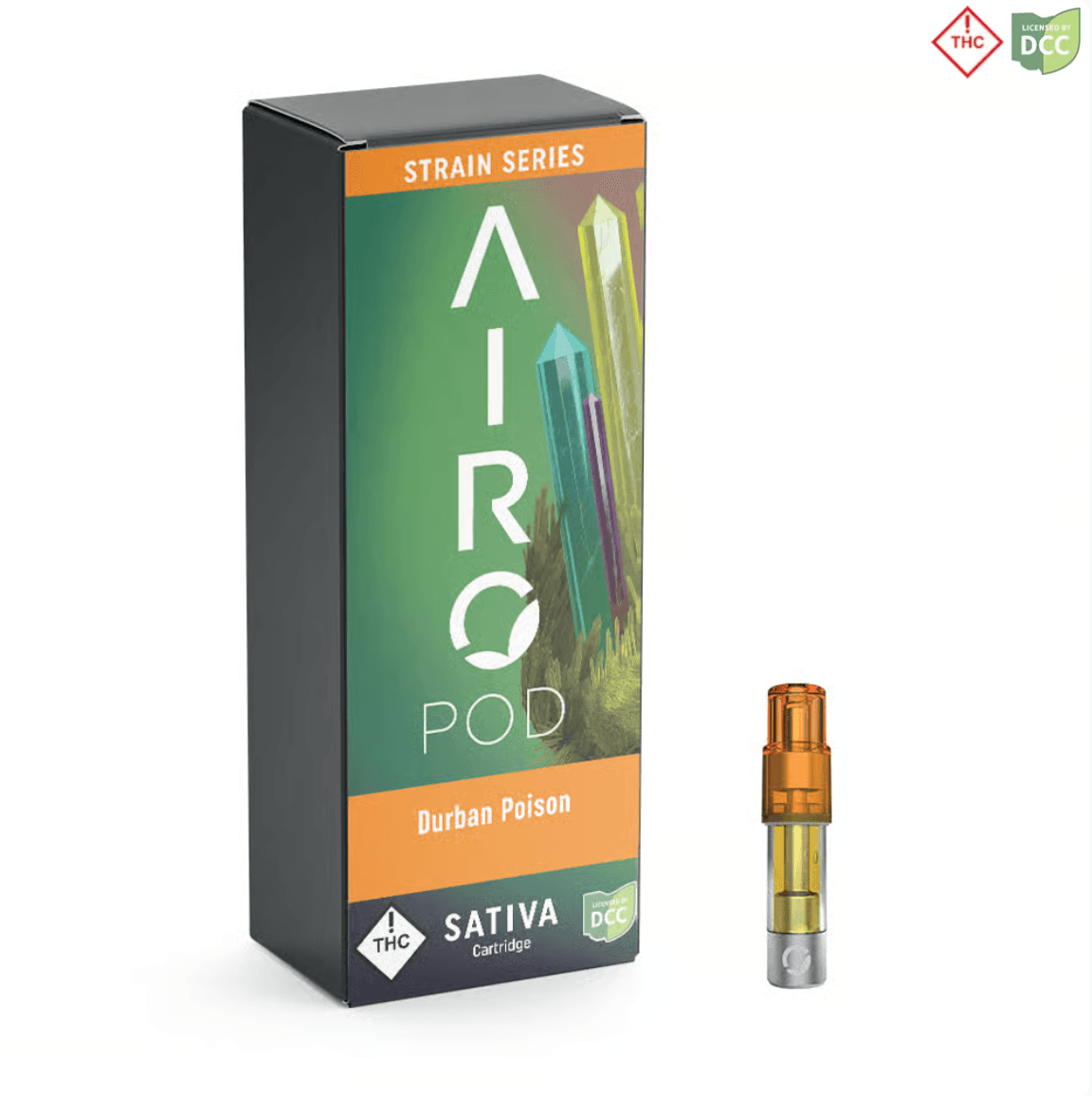 Durban Poison "Strain Series" (Distillate) Pod 1g | Sativa