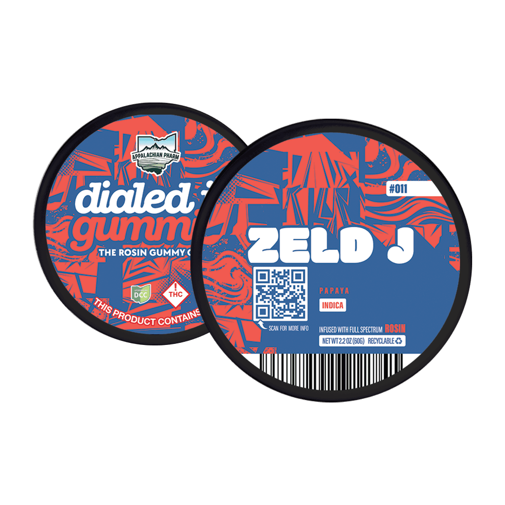100mg - Zeld J - Rosin Gummies (10pk)