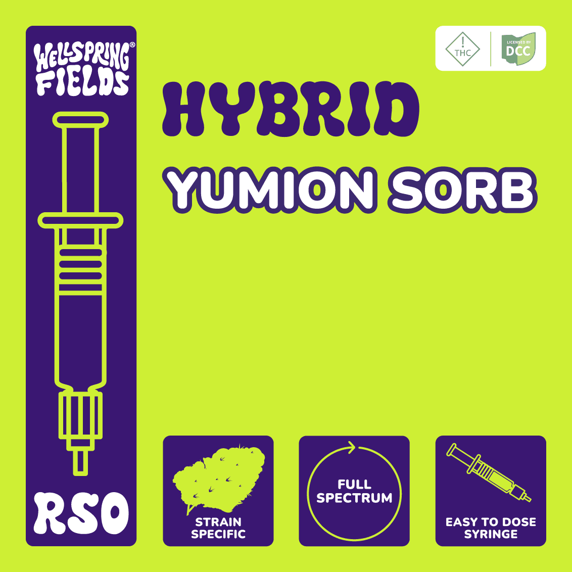Yumion Sorb RSO Syringe