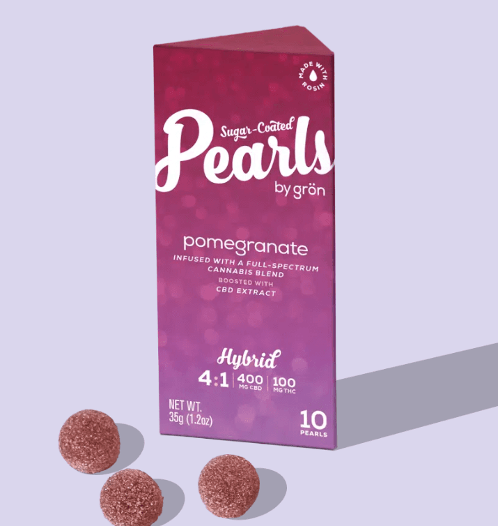 Gron Pearls | Pomegranate | Hybrid | Gummies | 100mg