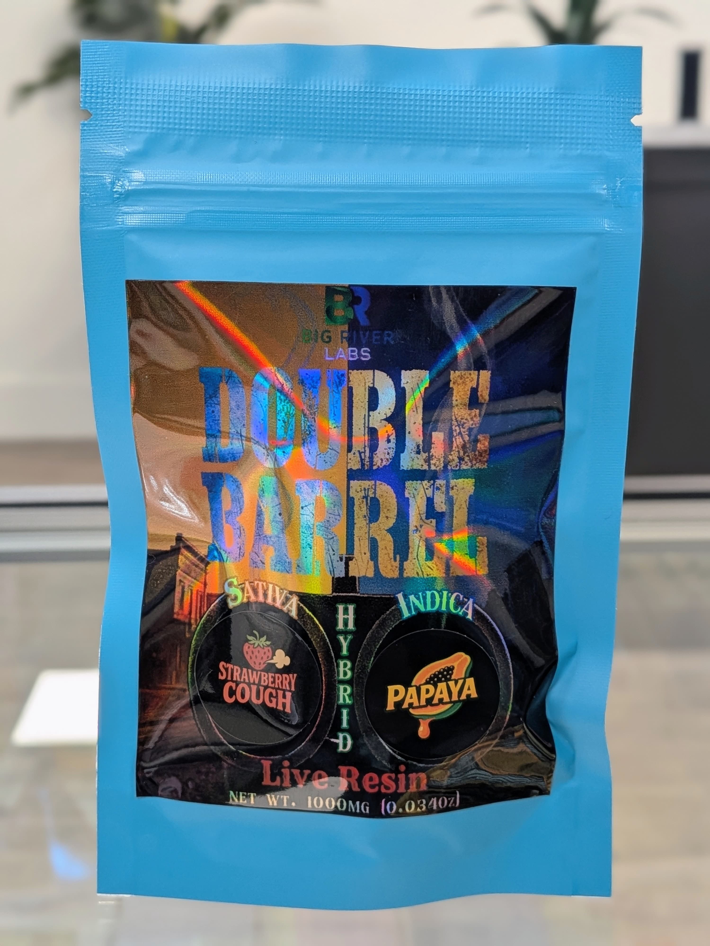 Strawberry Papaya Double Barrel Disposable