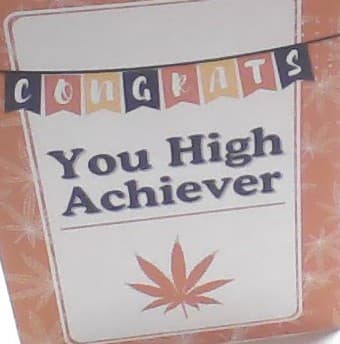 Congrats You High Achiever Card