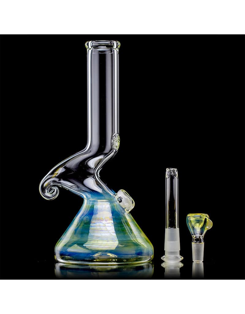 Witch Dr Mini Horn Bong Silver