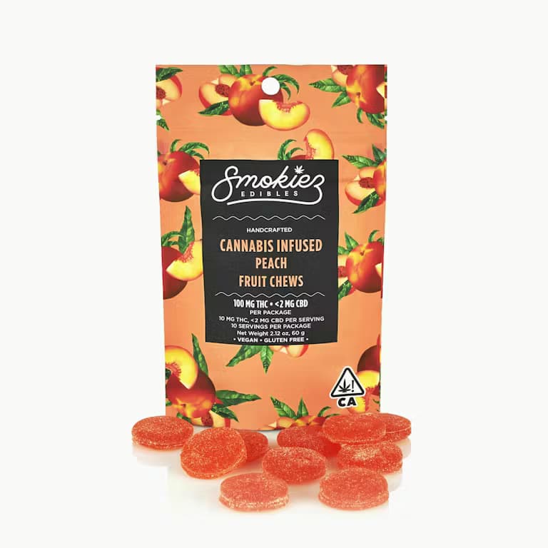 Smokiez - Sweet Peach - Gummies - 100mg (10pk) - Sativa