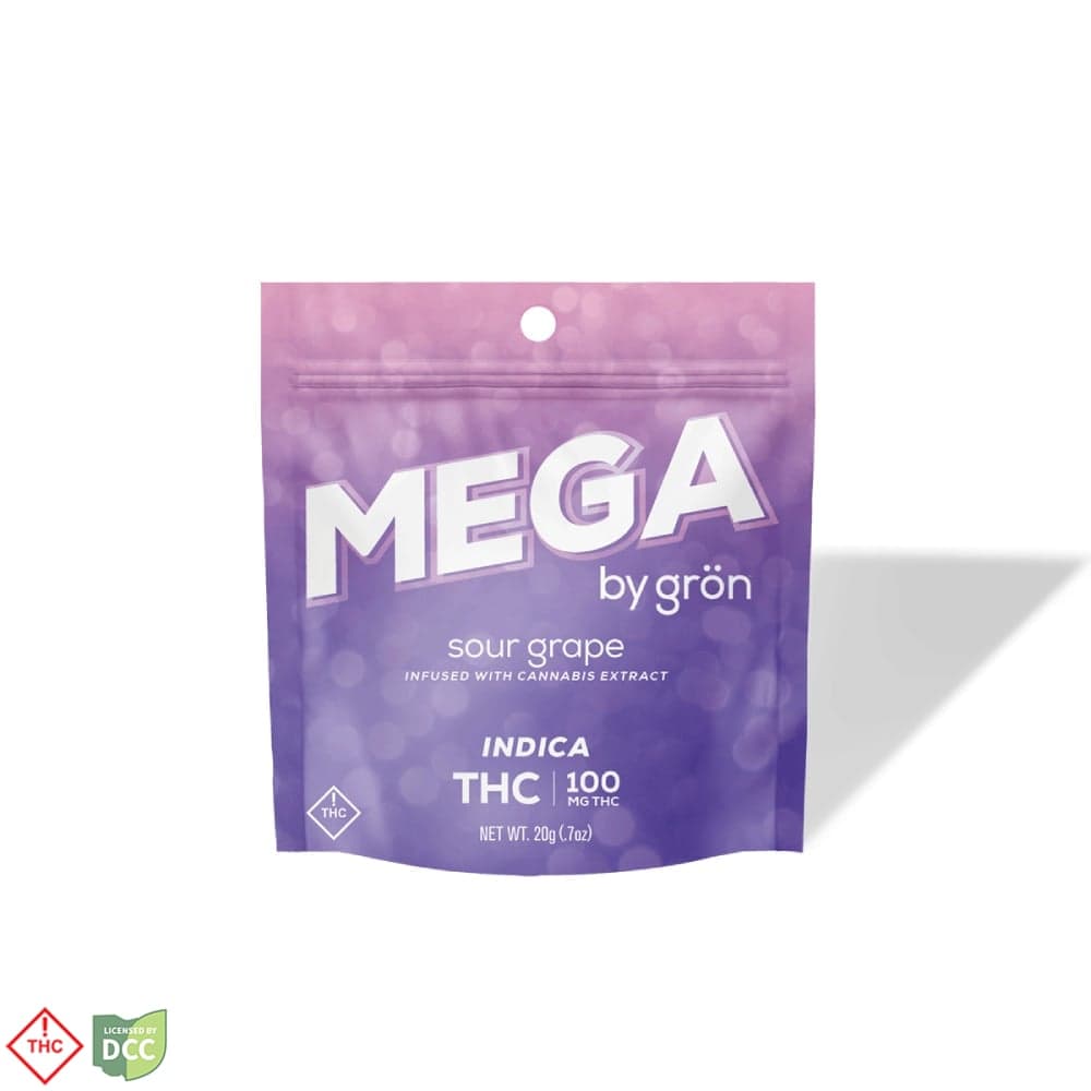 Sour Grape Mega Pearl [2pk, 10 Servings] (100mg)