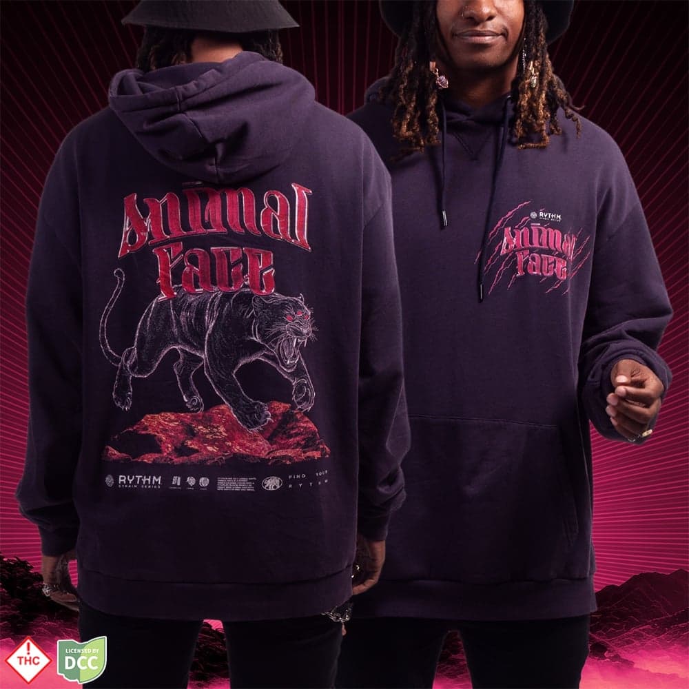 Vintage Animal Face Heavyweight - Washed Purple [XL]