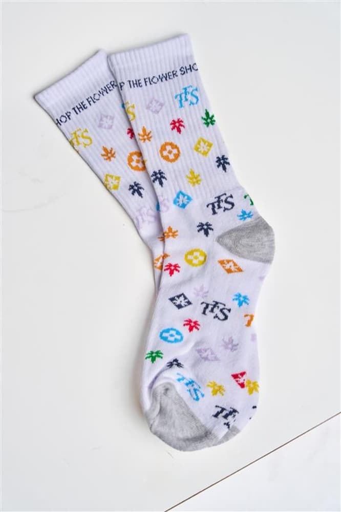 Woven Socks White