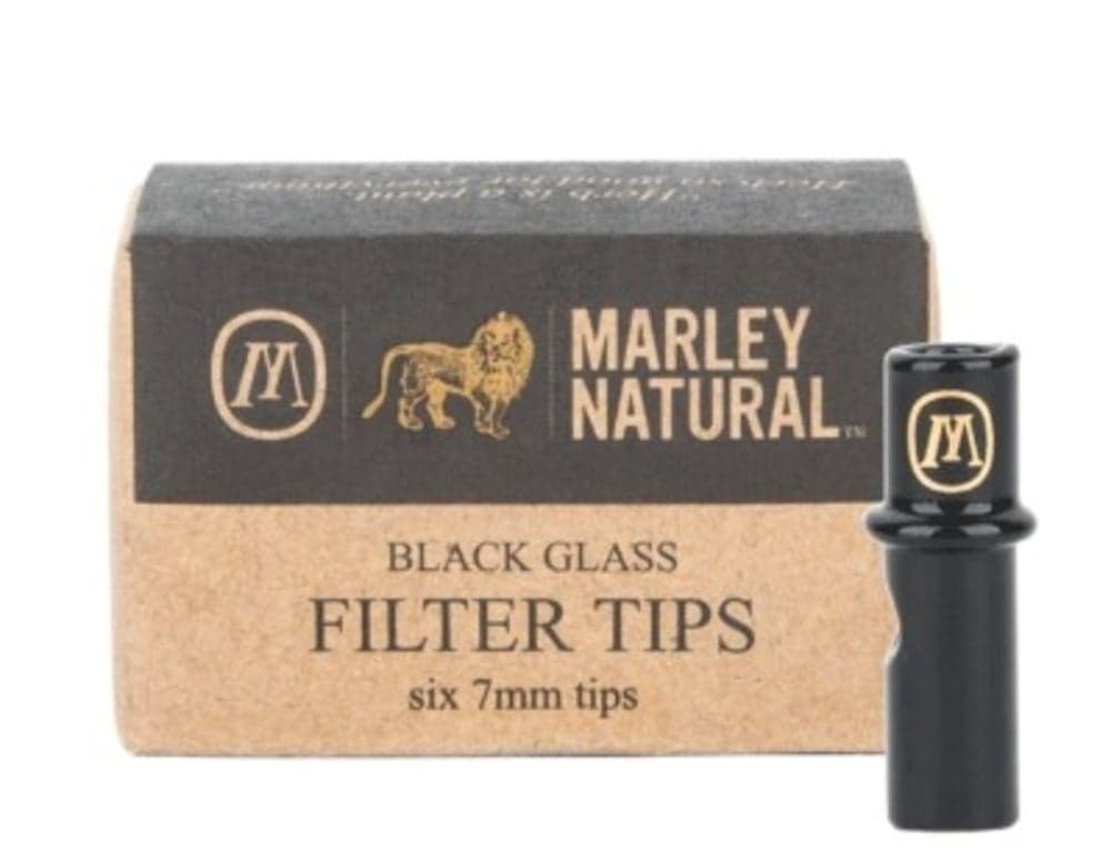 Black Glass Filter Tip 6pk
