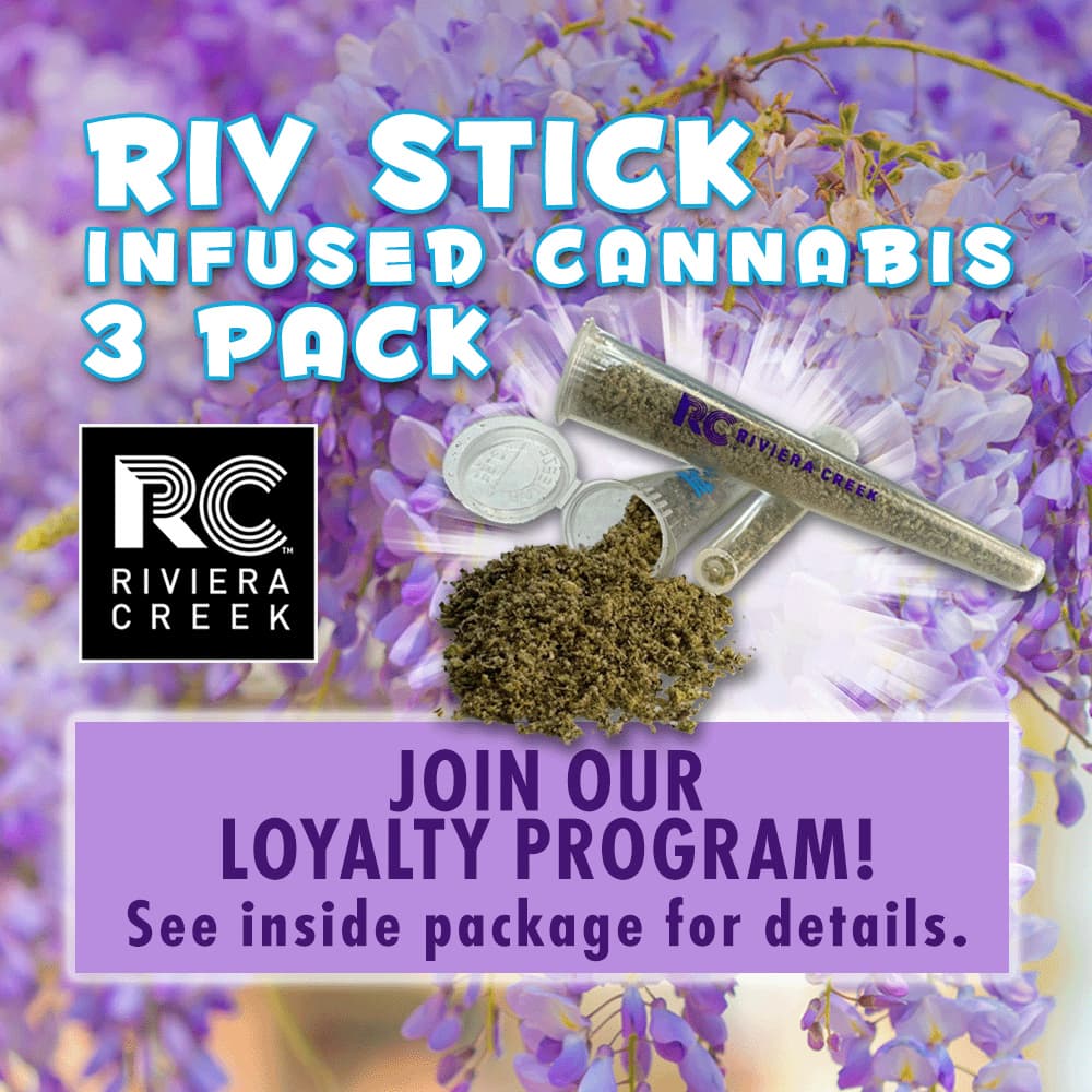 RIVIERA CREEK - INFUSED FLOWER BLEND - [3G] - 3PK - HYBRID