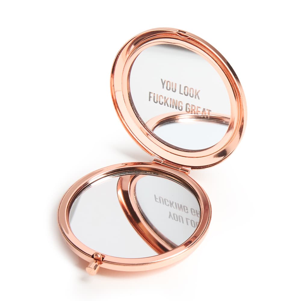 Compact Mirror Rose Gold