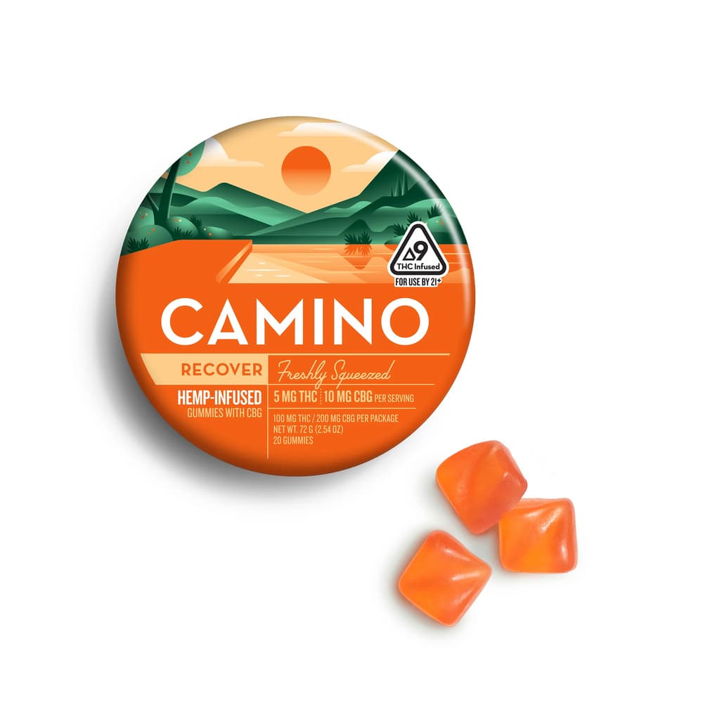 Hemp Derived - Freshly Squeezed 5mg THC 10mg CBG Gummies 20pk
