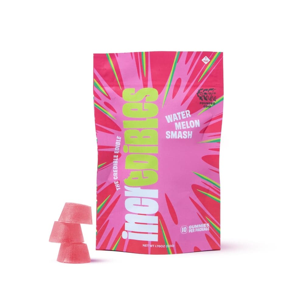 Hemp Derived - Watermelon Smash 10mg THC Gummies 10pk