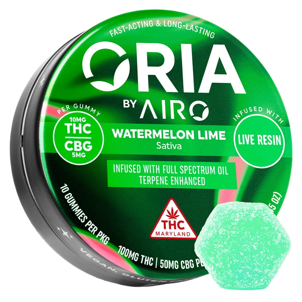 Watermelon Lime 10pk Thc/50mg Cbg